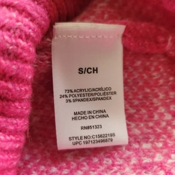 Vince Camuto Heart Sweater Small - Picture 4 of 6